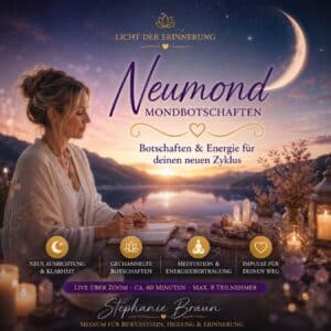 Licht der Erinnerung Mondbotschaften - Neumond - Botschaft & Energie für deinen neuen MondZyklus